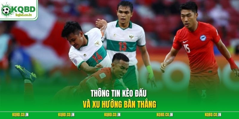 Thông tin kèo đấu và xu hướng bàn thắng 