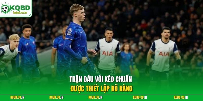 Trận đấu với kèo chuẩn được thiết lập rõ ràng